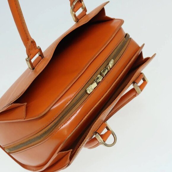 LOUIS VUITTON Epi Pont Neuf Hand Bag Orange Mandarin M5205H LV Auth 83876 - Picture 7 of 16